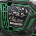日立工機 HiKOKI ハイコーキ 18V対応 コードレスインパクトドライバ アグレッシブグリーン 本体のみ 軸ブレあり WH18DDL 中古
