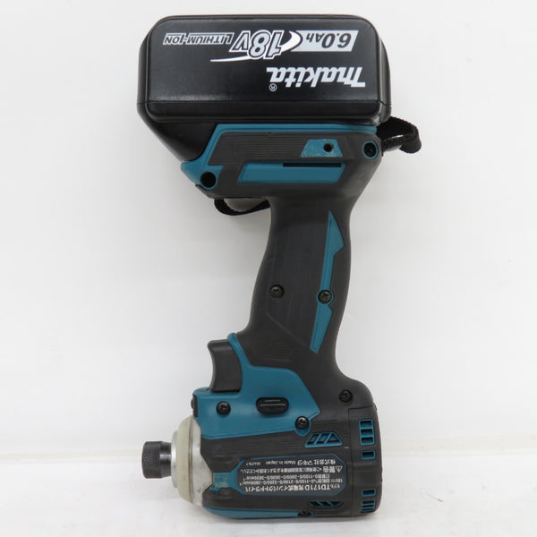 makita (マキタ) 18V 6.0Ah 充電式インパクトドライバ ケース・充電器・バッテリ2個セット TD171DRGX 中古