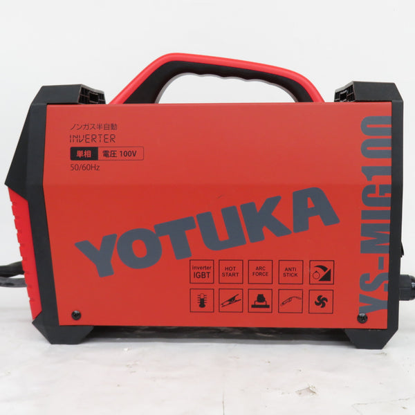 HAIGE ハイガー YOTUKA 100V ノンガス半自動 インバーター MIG溶接機  通電確認のみ YS-MIG100 中古