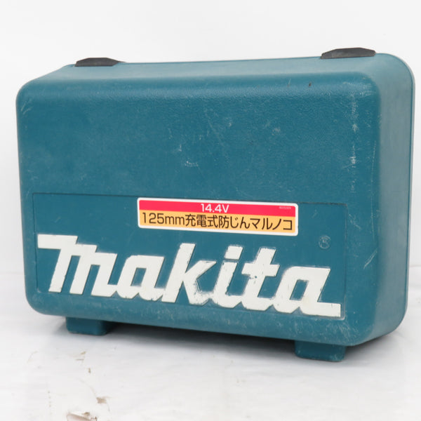 makita (マキタ) 14.4V 3.0Ah専用 125mm 充電式防じんマルノコ 本体のみ ケース・充電器付 KS521D 中古