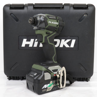 HiKOKI (ハイコーキ) マルチボルト36V コードレスインパクトドライバ フォレストグリーン ケース・充電器・バッテリ2個セット WH36DC(2XPG) 中古美品