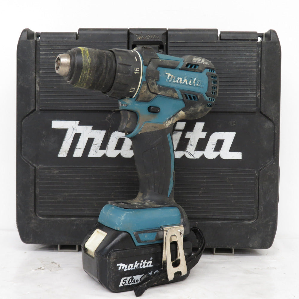 makita (マキタ) 18V 5.0Ah 充電式ドライバドリル ケース・充電器