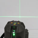 SINCON レーザー墨出器 グリーンレーザー 7ライン・水平全方位 ケース・バッテリ2個付 SL-432G 中古