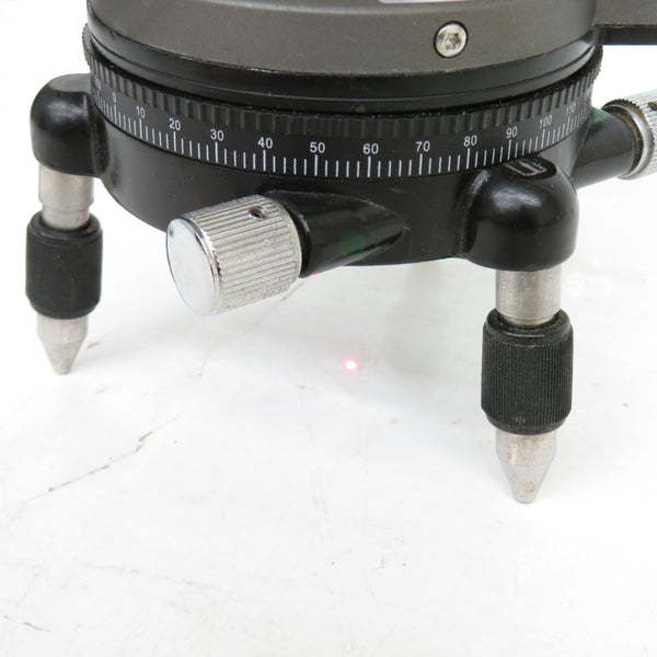 SINCON レーザー墨出器 グリーンレーザー 7ライン・水平全方位 ケース・バッテリ2個付 SL-432G 中古