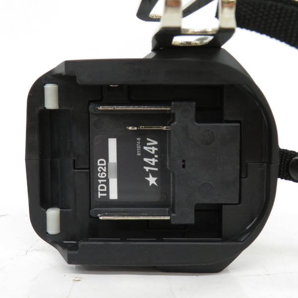 makita (マキタ) 14.4V 6.0Ah 充電式インパクトドライバ 黒 ケース・充電器・バッテリ2個セット TD162DRGXB 中古美品