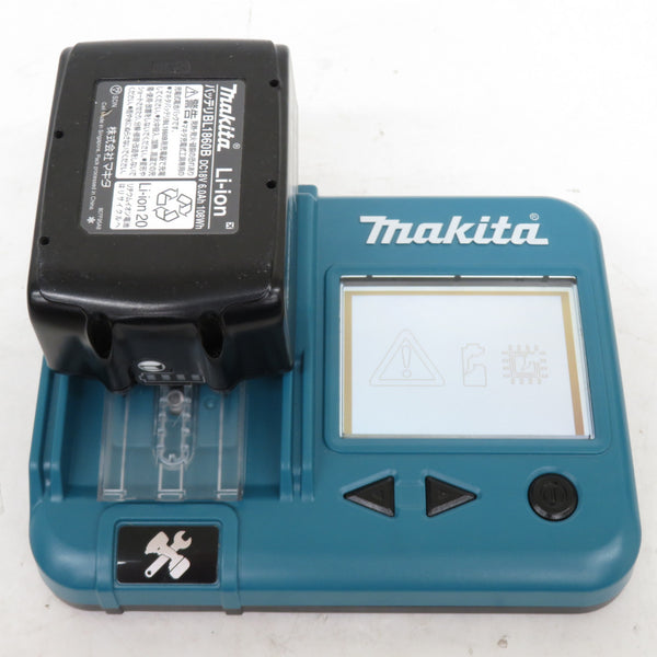 makita (マキタ) 18V 6.0Ah Li-ionバッテリ 残量表示付 雪マーク付 充電回数5回 BL1860B A-60464 中古美品