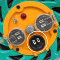 NICHIDO 日動工業 100V 電工ドラム 防雨防塵型 アース付 温度センサー付 50m 3口 コンセントカバー1個破損 FW-E53 中古