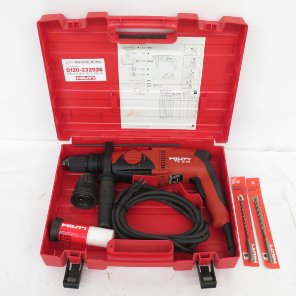 HILTI (ヒルティ) 100V ロータリーハンマドリル ストレートシャンク・SDSプラス兼用 ケース付 TE2-M 中古