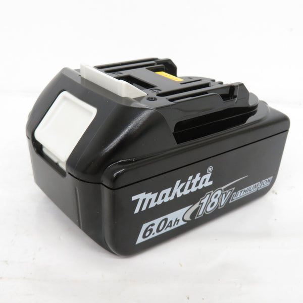 makita (マキタ) 18V 6.0Ah Li-ionバッテリ 残量表示付 雪マーク付 充電回数1回 化粧箱付 BL1860B A-60464 中古美品