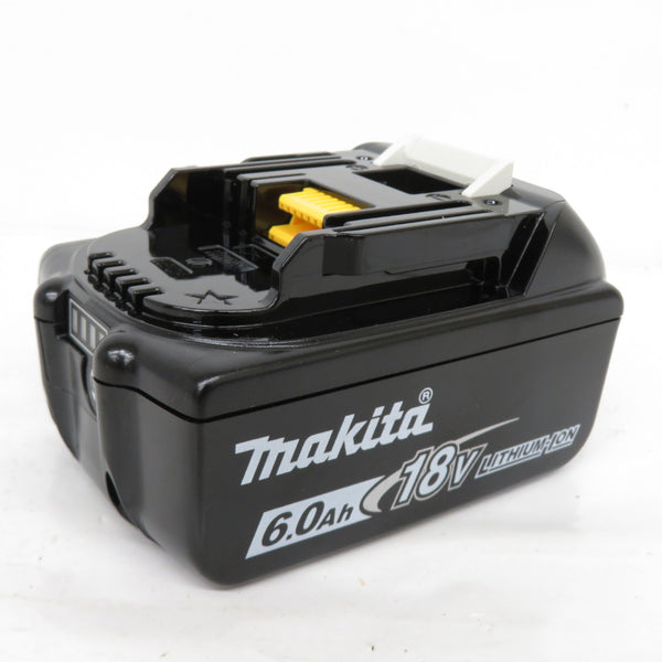 makita (マキタ) 18V 6.0Ah Li-ionバッテリ 残量表示付 雪マーク付 充電回数1回 化粧箱付 BL1860B A-60464 中古美品