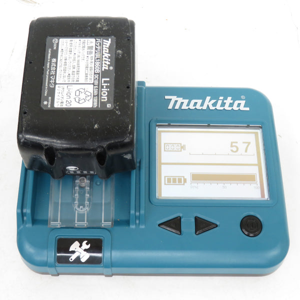 makita (マキタ) 18V 6.0Ah 充電式インパクトドライバ 黒 ケース・充電器・バッテリ2個セット 超低速回転時にひっかかりあり TD171DRGXB 中古