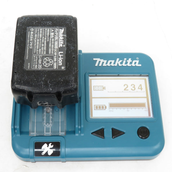 makita (マキタ) 18V 6.0Ah 充電式インパクトドライバ 黒 ケース・充電器・バッテリ2個セット 超低速回転時にひっかかりあり TD171DRGXB 中古