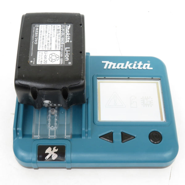 makita (マキタ) 18V 6.0Ah Li-ionバッテリ 残量表示付 雪マーク付 充電回数3回 BL1860B A-60464 中古