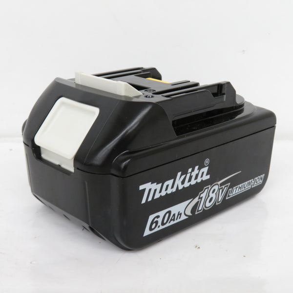 makita (マキタ) 18V 6.0Ah Li-ionバッテリ 残量表示付 雪マーク付 充電回数2回 BL1860B A-60464 中古美品