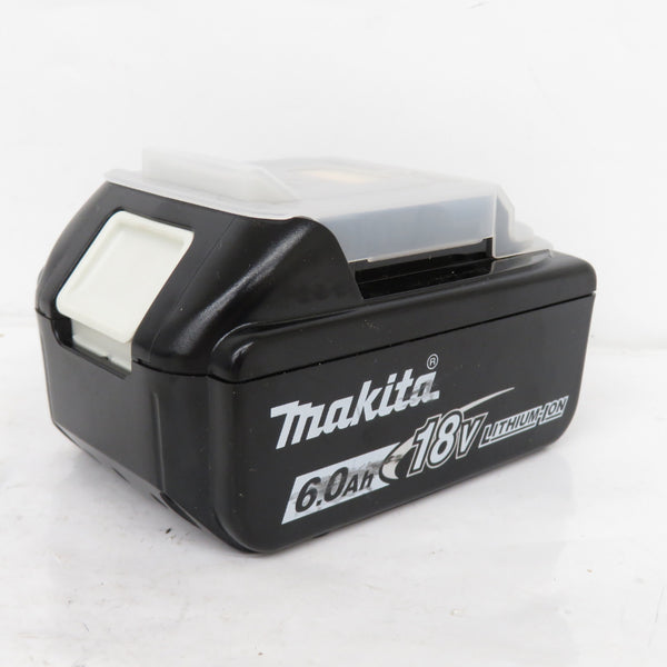 makita (マキタ) 18V 6.0Ah Li-ionバッテリ 残量表示付 雪マーク付 充電回数2回 BL1860B A-60464 中古美品