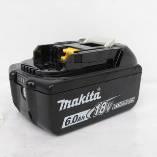 makita (マキタ) 18V 6.0Ah Li-ionバッテリ 残量表示付 雪マーク付 充電回数2回 BL1860B A-60464 中古美品