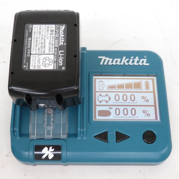 makita (マキタ) 18V 6.0Ah Li-ionバッテリ 残量表示付 雪マーク付 充電回数2回 BL1860B A-60464 中古美品