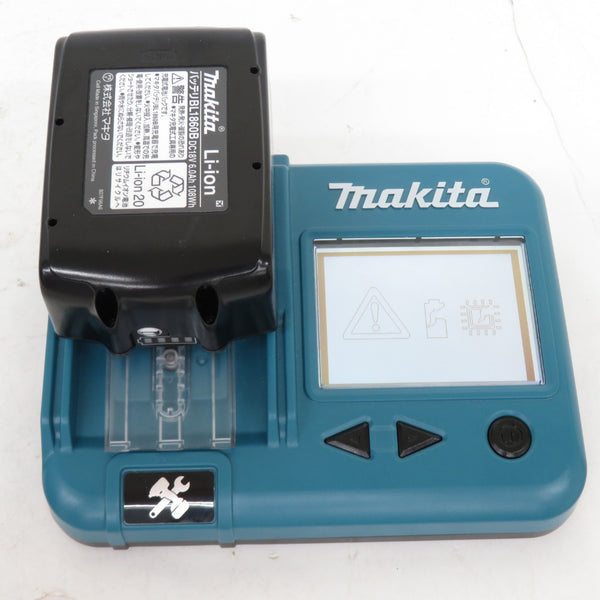 makita (マキタ) 18V 6.0Ah Li-ionバッテリ 残量表示付 雪マーク付 充電回数2回 BL1860B A-60464 中古美品