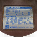 EBARA 荏原製作所 100V 60Hz 0.4kW 50mm DS型水中ポンプ 汚水用 50DSA 6.4S 中古