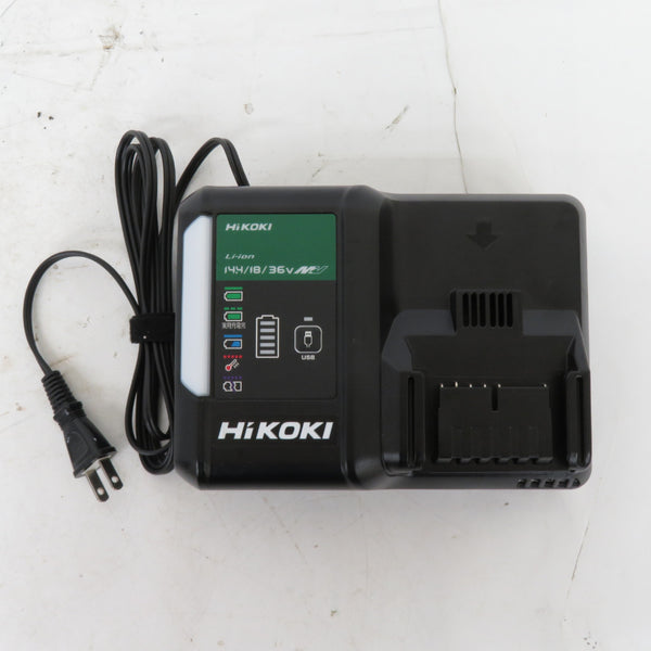 HiKOKI (ハイコーキ) 18V 5.0Ah コードレスインパクトドライバ ストロングブラック ケース・充電器・マルチボルトバッテリ1個付 WH18DC 中古美品