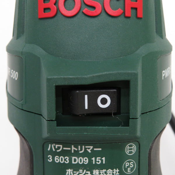 BOSCH (ボッシュ) 100V パワートリマー コレット径6mm ガイド3種付 PMR500 中古