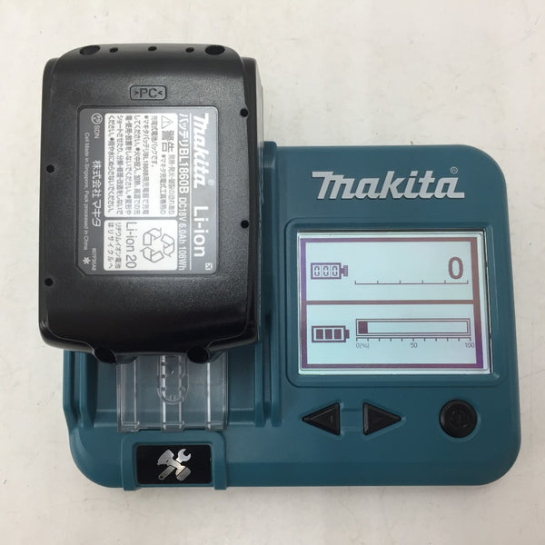 makita (マキタ) 18V 6.0Ah Li-ionバッテリ 残量表示付 雪マーク付 検品済 化粧箱入 BL1860B A-60464 未使用品