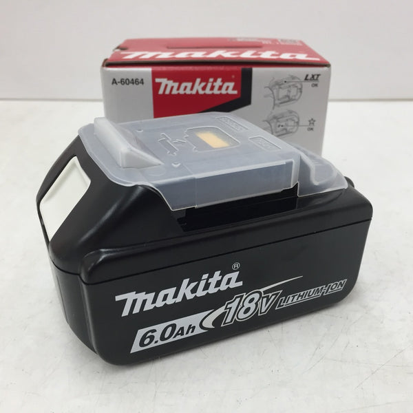 makita (マキタ) 18V 6.0Ah Li-ionバッテリ 残量表示付 雪マーク付 検品済 化粧箱入 BL1860B A-60464 未使用品