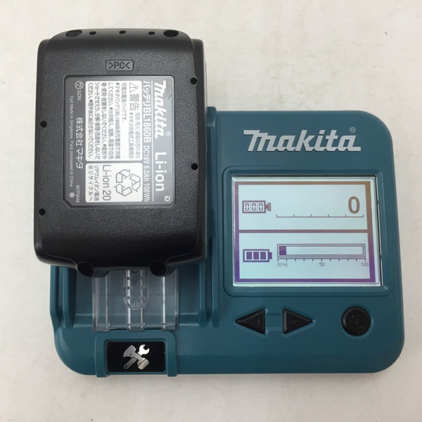 makita (マキタ) 18V 6.0Ah Li-ionバッテリ 残量表示付 雪マーク付 検品済 化粧箱入 BL1860B A-60464 未使用品