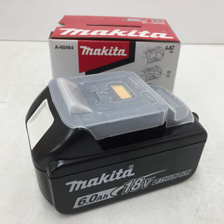 makita (マキタ) 18V 6.0Ah Li-ionバッテリ 残量表示付 雪マーク付 検品済 化粧箱入 BL1860B A-60464 未使用品