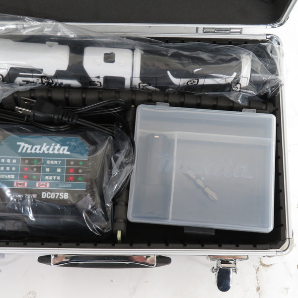 makita (マキタ) 7.2V 1.5Ah 充電式ペンインパクトドライバ 白 ケース・充電器・バッテリ2個セット TD022DSHXW 未使用品