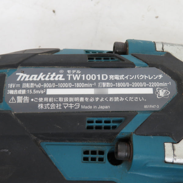 makita (マキタ) 18V対応 19mm 充電式インパクトレンチ 本体のみ TW1001DZ 中古