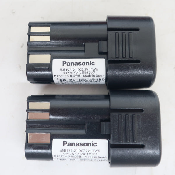 Panasonic (パナソニック) 7.2V 1.5Ah 充電スティックドリルドライバ 赤 ケース・充電器・バッテリ2個セット EZ7421LA2S-R 未使用品