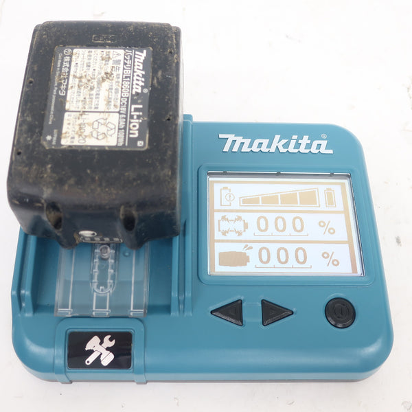 makita (マキタ) 18V 6.0Ah Li-ionバッテリ 残量表示付 雪マーク付 充電回数42回 BL1860B A-60464 中古