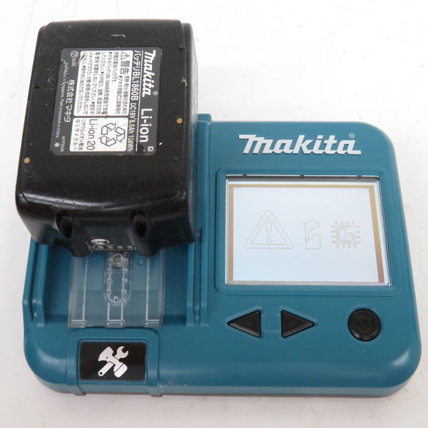 makita (マキタ) 18V 6.0Ah Li-ionバッテリ 残量表示付 雪マーク付 充電回数102回 BL1860B A-60464 中古