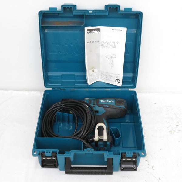 makita (マキタ) 100V インパクトドライバ ケース付 TD0220 中古