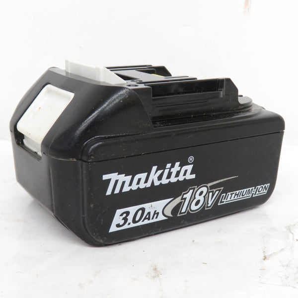 makita (マキタ) 18V 3.0Ah Li-ionバッテリ 残量表示付 充電回数8回 BL1830B A-60442 中古