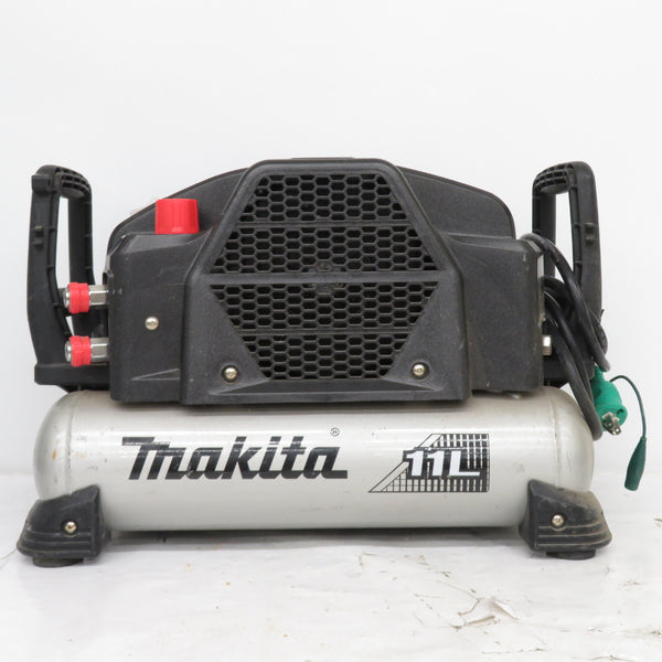makita (マキタ) 100V エアコンプレッサ 黒 11L 一般圧・高圧対応 AC462XLB 中古
