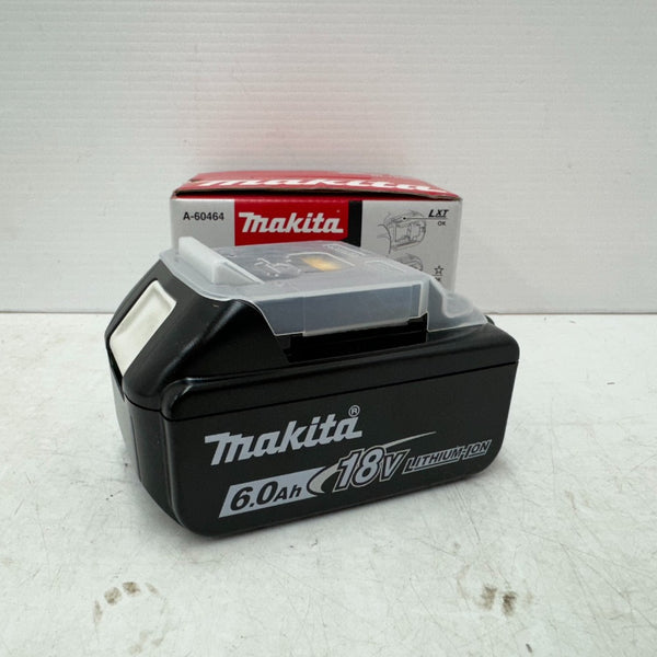 makita (マキタ) 18V 6.0Ah Li-ionバッテリ 残量表示付 雪マーク付 検品済 化粧箱入 BL1860B A-60464 未使用品