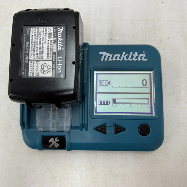 makita (マキタ) 18V 6.0Ah Li-ionバッテリ 残量表示付 雪マーク付 検品済 化粧箱入 BL1860B A-60464 未使用品