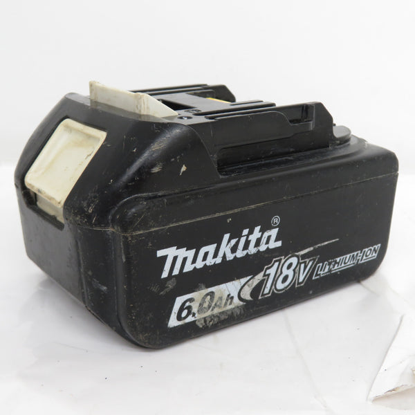 makita (マキタ) 18V 6.0Ah Li-ionバッテリ 残量表示付 雪マーク付 充電回数41回 BL1860B A-60464 中古