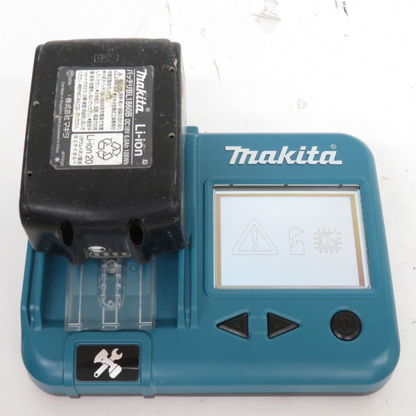 makita (マキタ) 18V 6.0Ah Li-ionバッテリ 残量表示付 雪マーク付 充電回数41回 BL1860B A-60464 中古