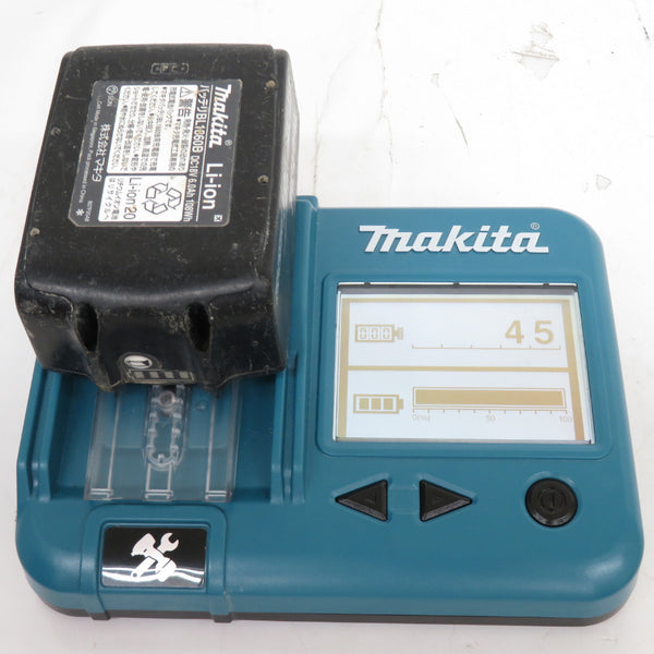 makita (マキタ) 18V 6.0Ah Li-ionバッテリ 残量表示付 雪マーク付 充電回数45回 BL1860B A-60464 中古