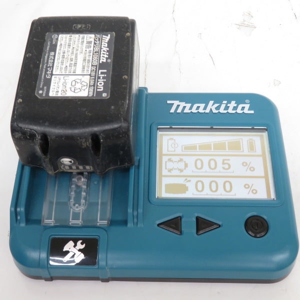 makita (マキタ) 18V 6.0Ah Li-ionバッテリ 残量表示付 雪マーク付 充電回数45回 BL1860B A-60464 中古