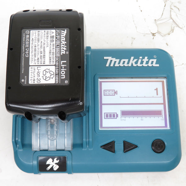 makita (マキタ) 18V 6.0Ah 100mm 充電式ディスクグラインダ X-LOCKシステム専用 パドルスイッチ ケース・充電器・バッテリ2個セット GA420DRGX 中古美品