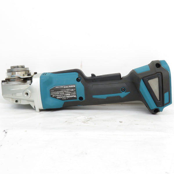 makita (マキタ) 18V 6.0Ah 100mm 充電式ディスクグラインダ X-LOCKシステム専用 パドルスイッチ ケース・充電器・バッテリ2個セット GA420DRGX 中古美品