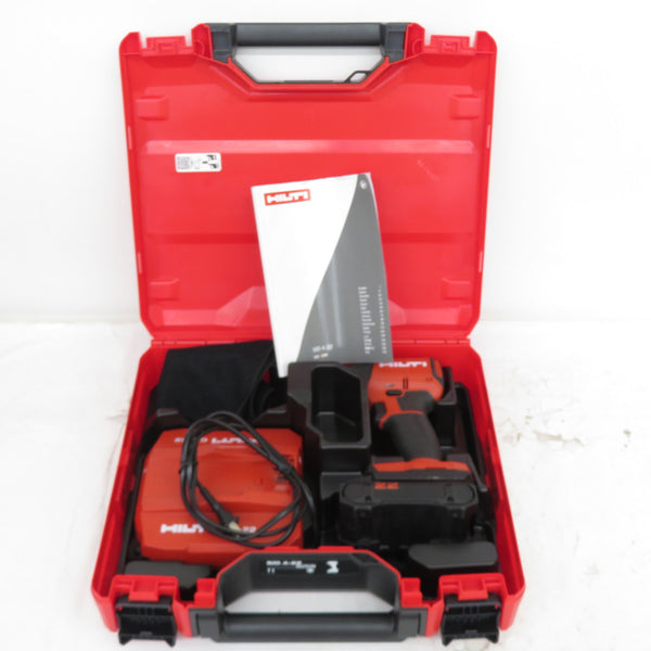 HILTI (ヒルティ) 21.6V 2.5Ah 充電式インパクトドライバ ケース・充電器・バッテリ1個セット SID4-22 中古美品