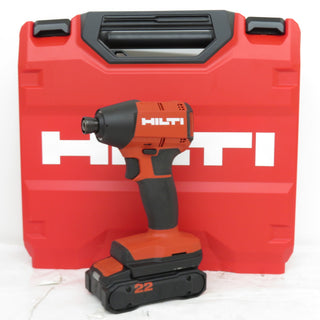 HILTI (ヒルティ) 21.6V 2.5Ah 充電式インパクトドライバ ケース・充電器・バッテリ1個セット SID4-22 中古美品