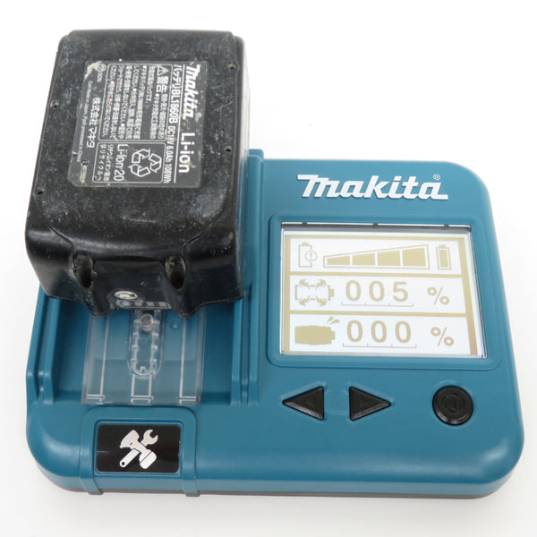 makita (マキタ) 18V 6.0Ah Li-ionバッテリ 残量表示付 雪マークなし 充電回数22回 BL1860B A-60464 中古 |  テイクハンズ takehands | 工具専門店 テイクハンズ