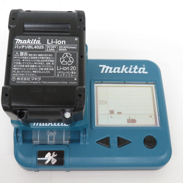 makita (マキタ) 40Vmax 2.5Ah Li-ionバッテリ 残量表示付 充電回数34回 BL4025 A-69923 中古