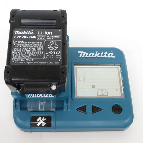 makita (マキタ) 40Vmax 2.5Ah Li-ionバッテリ 残量表示付 充電回数34回 BL4025 A-69923 中古